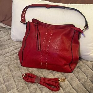 Montana West Red Studded Shoulder Bag
10 x 10 x 4